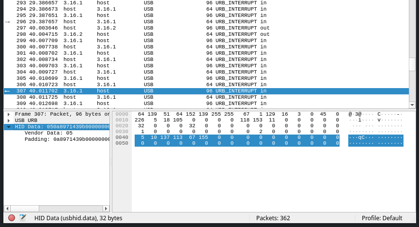 My blood pressure seems to be encoded in this packet